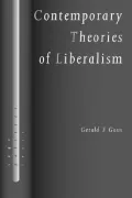 Contemporary Theories of Liberalism : Public Reason as a Post-Enlightenment Project