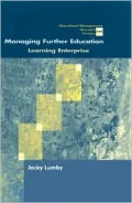 Managing Further Education: Learning Enterprise, Vol. 5