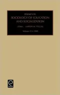 RES SOC ED SOC V12, Vol. 12