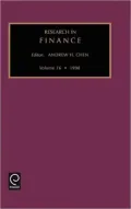 RES FINANCE V16, Vol. 16
