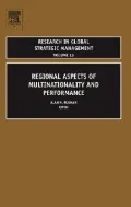 Regional Aspects of Multinationality and Performance