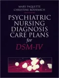 Psychiatric nursing diagnosis care plans for DSM-IV