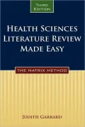 Health Sciences Literature Review Made Easy: The Matrix Method - 3rd Edition
