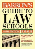 Barron's Guide to Law Schools