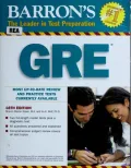 Book cover of Barrons GRE