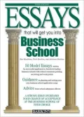 Essays That Will Get You into Business School