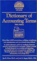 Dictionary of Accounting Terms