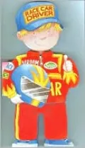 Race Car Driver (Little People Shape Books Series)