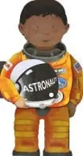 Astronaut (Little People Shape Books Series)