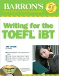 Barrons' Writing for the TOEFL iBT