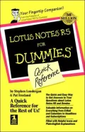 Lotus Notes R5 for Dummies Quick Reference
