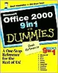 Microsoft Office 2000 9 in 1 for Dummies Desk Reference: 9 Books In 1: Windows 98, Word, Excel, Access, Outlook, PowerPoint, FrontPage, Publisher, PhotoDraw