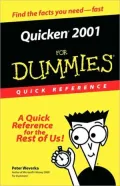 Quicken 2001 For Dummies Quick