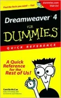 Dreamweaver 4 For Dummies Quick Reference - Camille McCue - Other Format