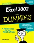 Excel 2002 for Dummies