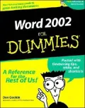 Word 2002 for Dummies