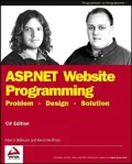 ASP.NET Website Programming: Problem - Design - Solution C# Edition