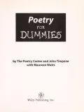 Poetry for Dummies