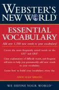 Webster's New World: Essential Vocabulary
