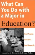 What Can You Do with a Major in Education?
