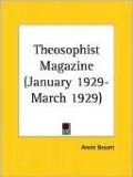 Theosophist Magazine January 1929-March