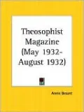 Theosophist Magazine May 1932-August 193