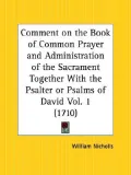 Comment on the Book of Common Prayer and