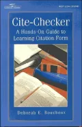Cite Checker: A Hands-On Guide to Learning Citation Form
