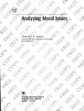 Book cover of Analyzing Moral Issues