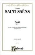 Mass for Four Voices, Op. 4: SATB with SATB Soli (Latin Language Edition)