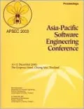 Tenth Asia-Pacific Software Engineering Conference (APSEC 2003)