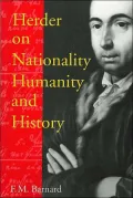 Herder on Nationality, Humanity, and History