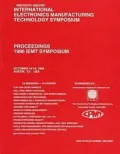 Nineteenth Ieee/Cpmt International Electronics Manufacturing Technology Symposium October 14...