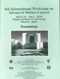 6th International Workshop on Advanced Motion Control March 30-April 1, 2000 Nagoya Institut...
