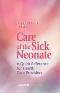 Care Of The Sick Neonate