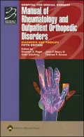 Hospital for Special Surgery Manual of Rheumatology and Outpatient Orthopedic Disorders: Diagnosis and Therapy