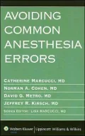 Avoiding Common Anesthesia Errors
