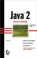 Book cover of Java 2 Exam Notes