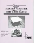 Evaluation Findings for Tekton Inc. Steel Rubber Bearings