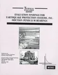 Evaluation Findings for Earthquake Protection Systems, Inc. Friction Pendulum Bearings