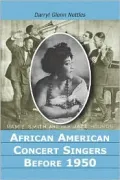 African American Concert Singers Before 1950