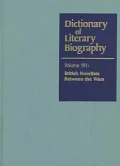 Dictionary of Literary Biography, Vol. 191