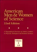 American Men and Women of Science: A Biographical Directory of Today's Leaders in Physical, Biological and Related Sciences (8 Volume Set)