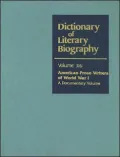 Dictionary of Literary Biography: Vol. 316 20th Century Russian Emigre Writers