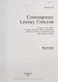 Contemporary Literary Criticism, Vol. 241