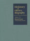 Dictionary of Literary Biography, Vol 371