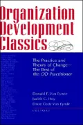 Organization Development Classics