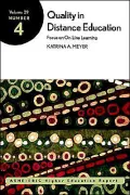 Quality in Distance Education: Focus On Online Learning, Vol. 29