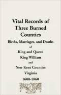 Vital Records Of Three Burned Counties