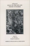 Plutarch's Essay on the Life and Poetry of Homer